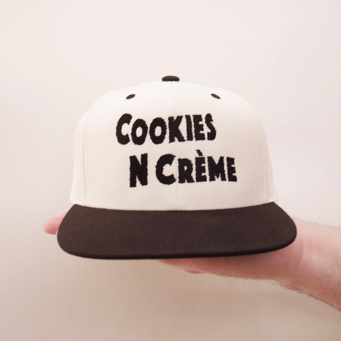 Cookies N Crème raccoon snapback